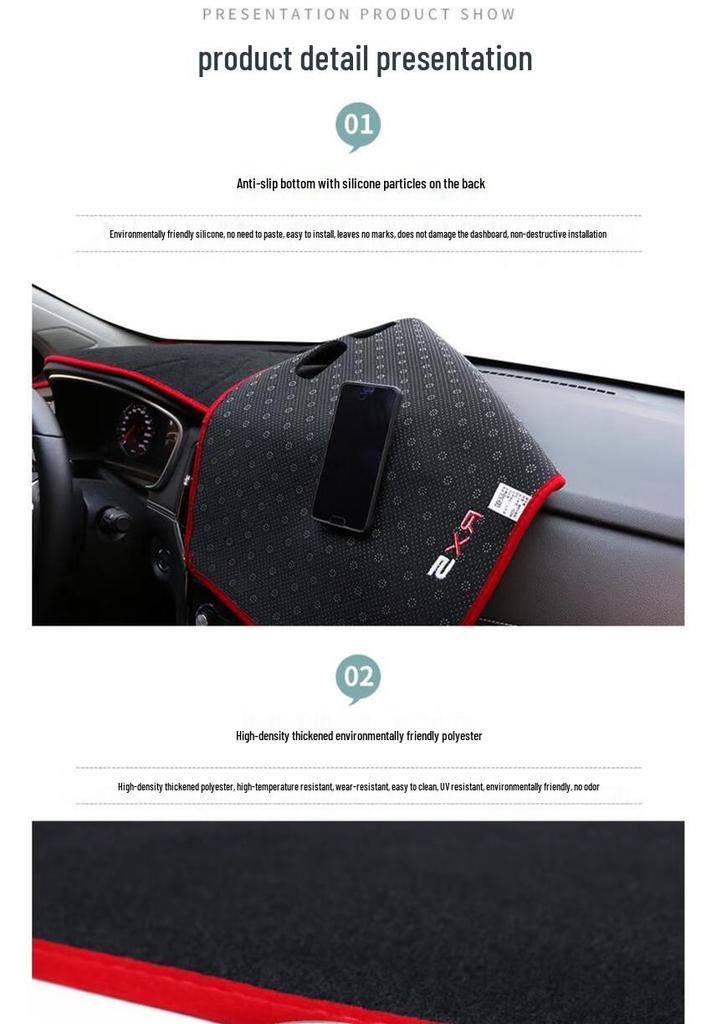 BYD Han EV Dashboard Sunshade Mat - Heat Insulation, Sun Protection, Interior Modification