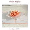 New Pop Up 3D Rose Flower Card with Envelope Handmade Greeting Cards Paper Card Birthday Anniversary