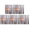 Sparkling Foil Fringe Curtains 1x2m Metallic Streamer Backdrop for Wedding