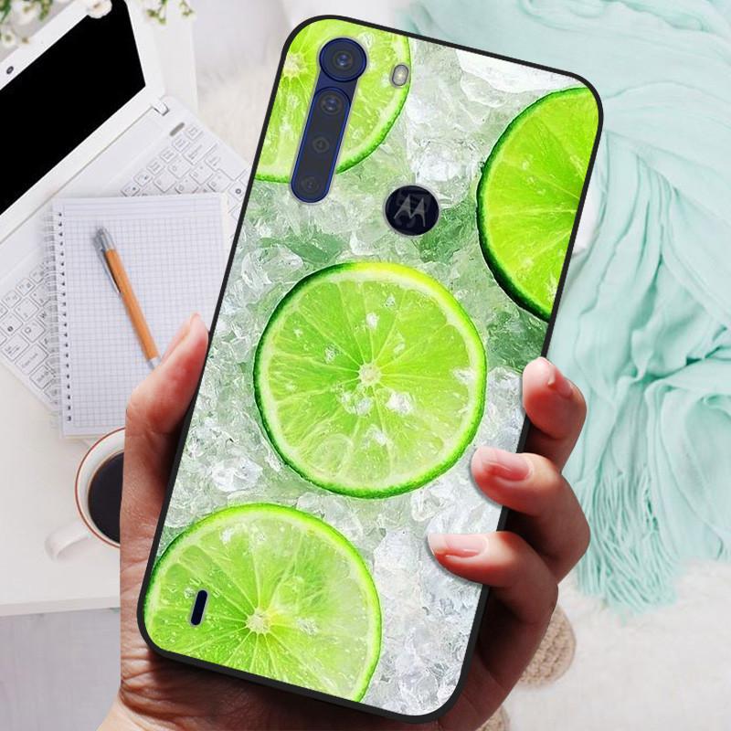 For Motorola One Fusion Case Black Bumper Soft Silicone Cover For Moto One Fusion Plus Phone Cases OneFusion Fusion+ Funda Shell