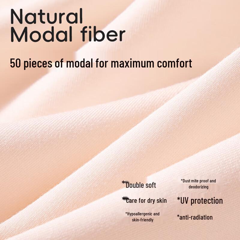 Maoren Women's Modal Antibacterial High-Waist Maternity Underwear 3-Pack