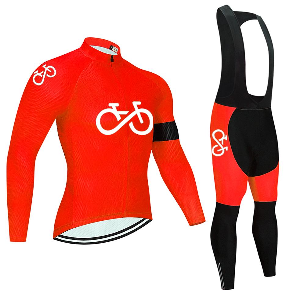 2026 Long Sleeve Bike Jerseys Pants For Men Latest Autumn Cycling Sets Pro Team Racing Sportswear Bicycle Suits Uniform
