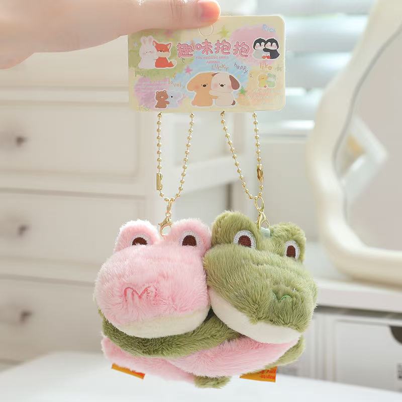 10cm Simulation New Hug Animal Pendant Doll Stuffed Plush Toy Cartoon Anime Cute Pillow Children's Birthday Gift Fun Doll