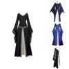 Renaissance Medieval Dress For Cosplay Game Anime Enthusiasts With Polyester Fabric