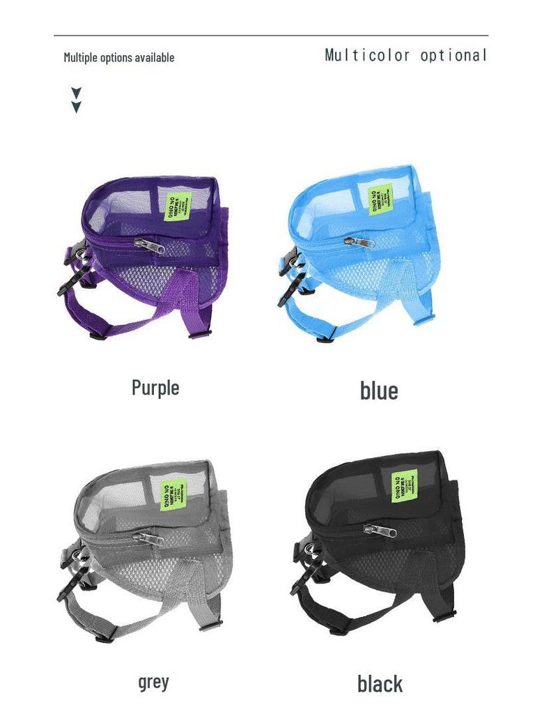 Haustier Ausflugsrucksack: Niedlicher Mesh Teddy Kätzchen & Welpe Reiseschultasche