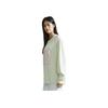 Calvin Klein Moletom Casual Fashion Estampa Espaço Gola Redonda Manga Longa Tops Femininos Verde-Claro J222490-LCE
