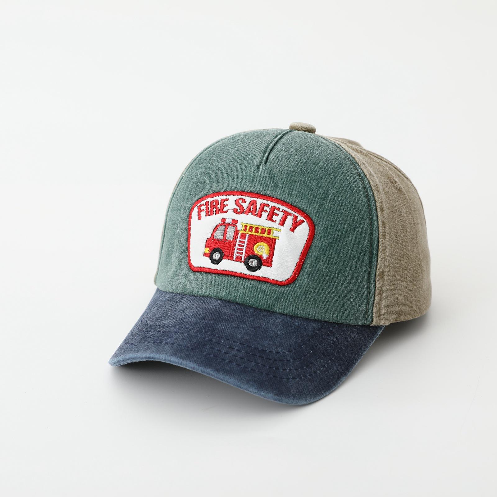 

Fashion Patchwork Children Baseball Hat Color Blocked Kids Duckbill Hats Boys Girls Sun Visors 3-10Year Baby Duck Tongue Cap 52-54CM