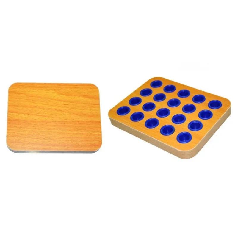 Fingertrainingsgerät mit Holzschiene zur Rehabilitation, Hand-Augen-Koordinationsübung, Steckbrett aus Holz, Trainingshilfe