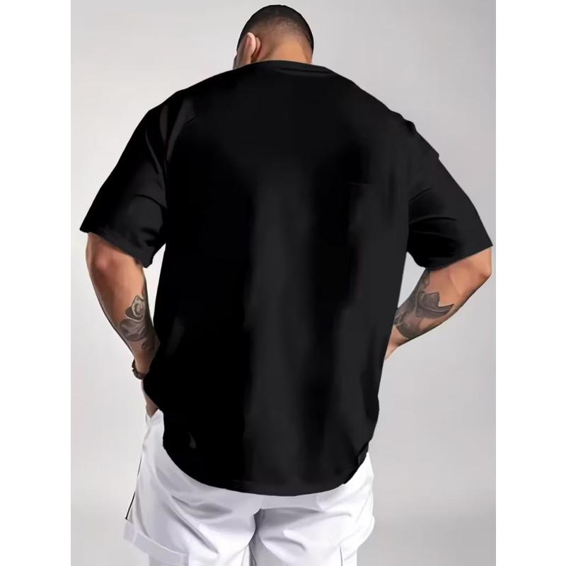 European sizes [Men's Graphic T-Shirt] Men's Summer Graphic Short Sleeve T-Shirt - Stylish, Soft, Warm, Comfortable