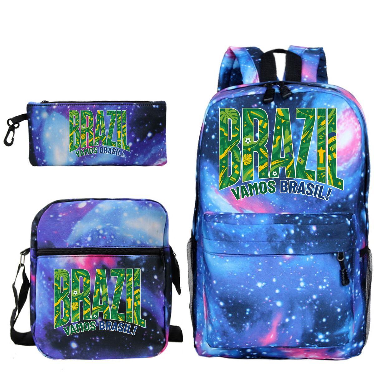 Brazil Vamos Brasil Fashion Backpack Suit