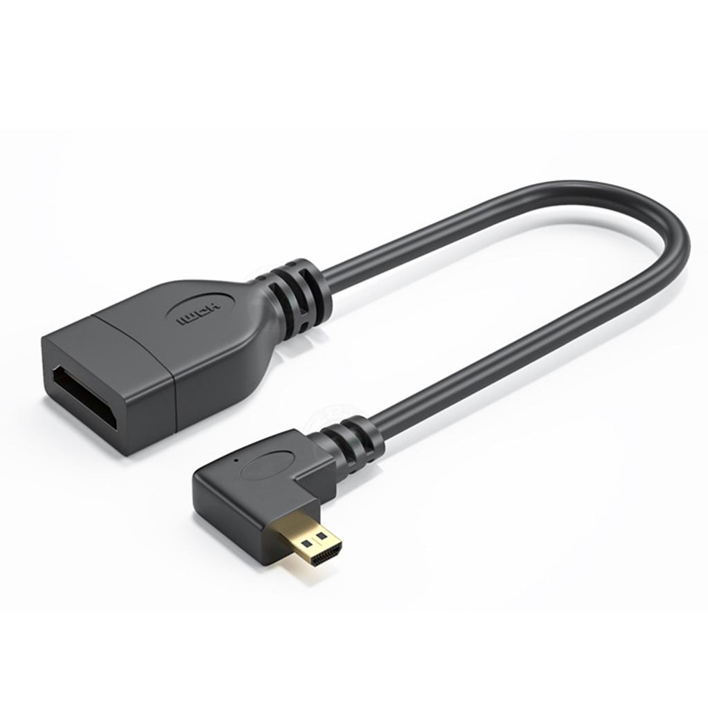 4K60hz Video Cord Micro HDMI to HDMI Cable 3840x2160P for Video Streaming Line Extension 3840x2160P