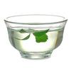 Heat-Resistant Transparent Glass Tea Tasting Cups, 10 per Box, Machine-Made Small Cups for Advertising Gifts.