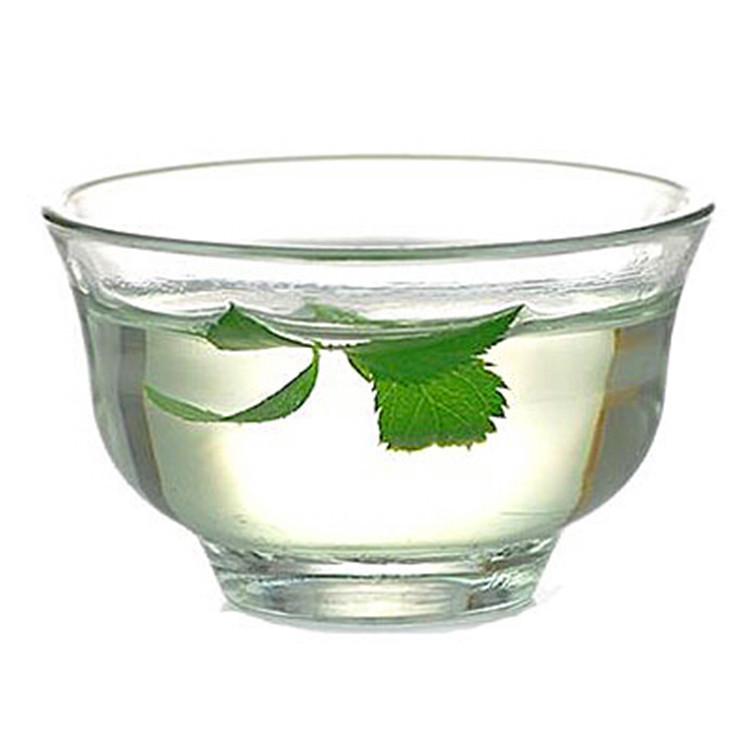 Heat-Resistant Transparent Glass Tea Tasting Cups, 10 per Box, Machine-Made Small Cups for Advertising Gifts.