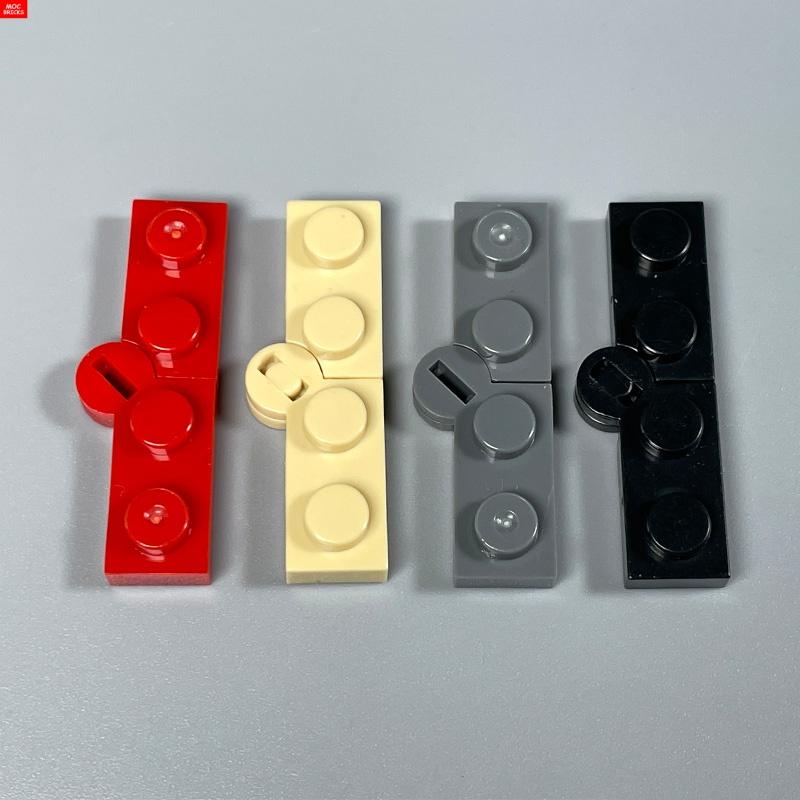 MOC Bricks Hinge Plate 2429 2430 Swivel Top Base fit with 2429c01 1x4 DIY Figure Building Blocks Toys for children Xmas gifts