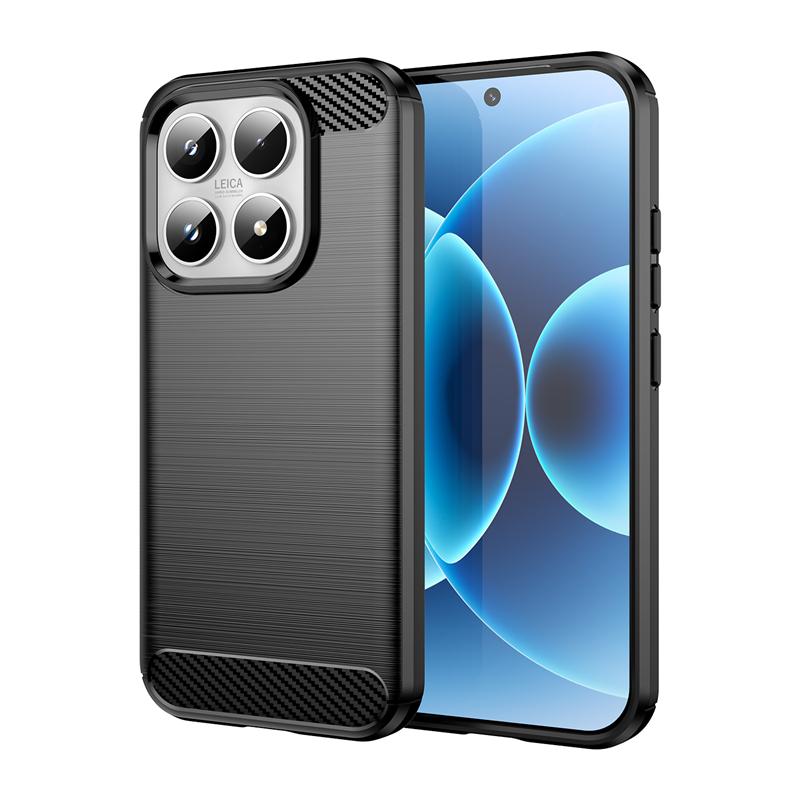 For Cover Xiaomi 17 Case For Xiaomi 17 Pro Max Anti-knock Shockproof Soft TPU Silicone Carbon Fiber Back Case For Xiaomi 17 Case