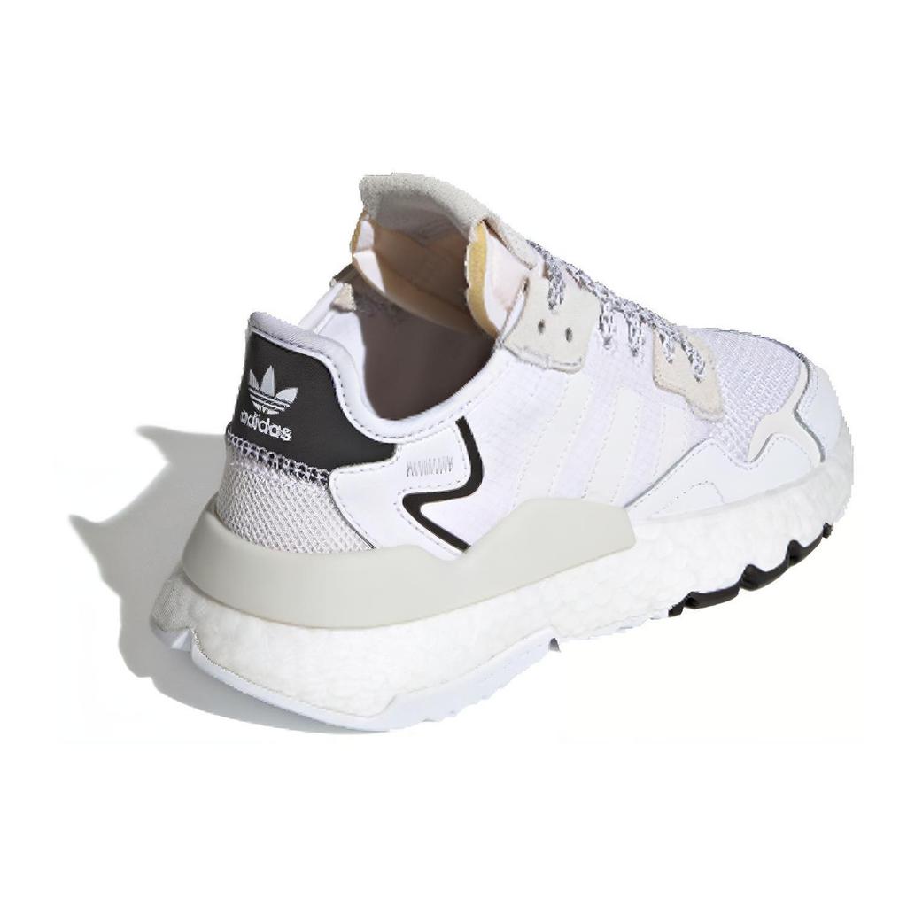 adidas Originals Nite Jogger Niedrige Sports Freizeitschuhe Weiß Braun Jugendliche EE6482