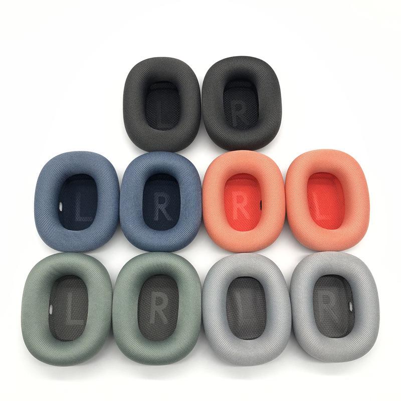 Apple AirPods Max Over-Ear-Kopfhörer mit Ohrpolstern aus Leder und Stoff