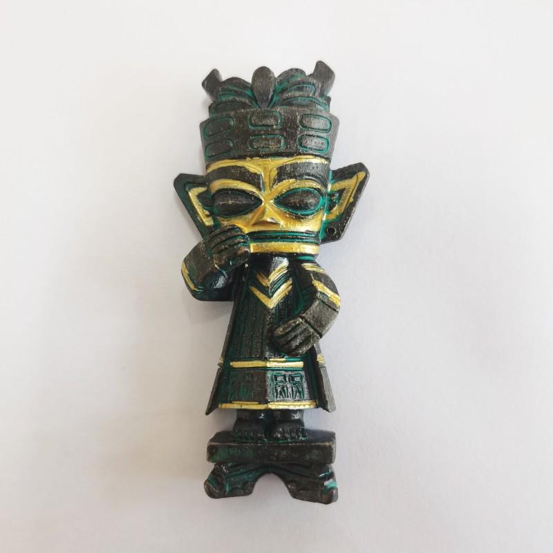 

Sanxingdui Resin Magnet: Cultural & Creative Souvenir