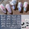 Nails Art Silicone Mold Wing Shape Manicure Training Tool Professional Manicure Supplies Perfect for Various Occasion