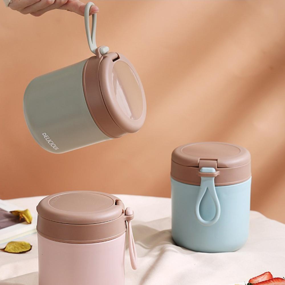 Porridge Cup Insulated-Food-Jars Wide Mouth Thermal Lunch Container for Hot-Food