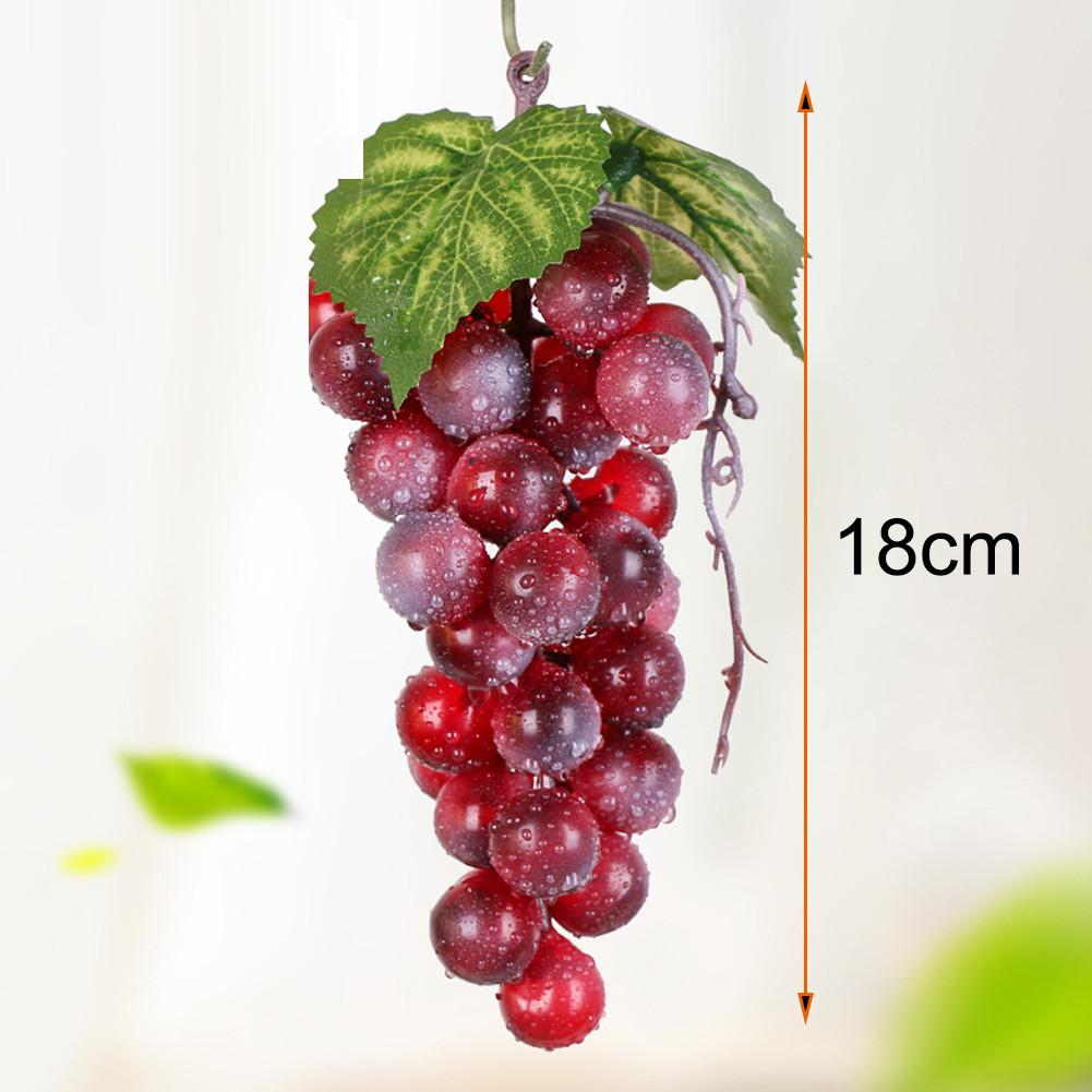 Artificial Fruit Grape Simulated Grape Bunches Lifelike Fake Fruits Plastic Fake Fruit Decorations For Wedding Party Supplies