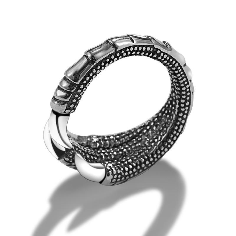 

2024 Новое Персонализированное Кольцо в Стиле Ретро с Когтем Дракона, Мужской Тренд, Доминирующее, Регулируемое Кольцо на Палец, Кольцо на Мизинец