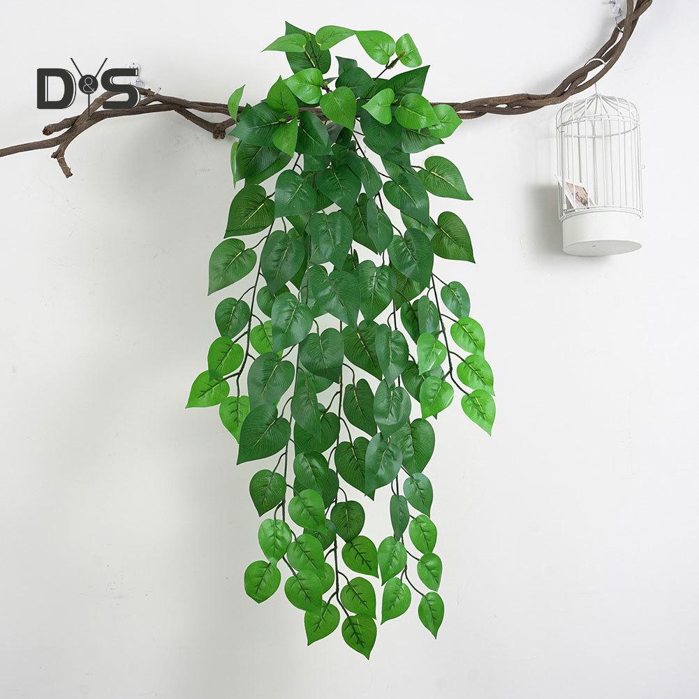 Buy Artificial Vine Rattan Flower Green Plants Leaves Pendant Home