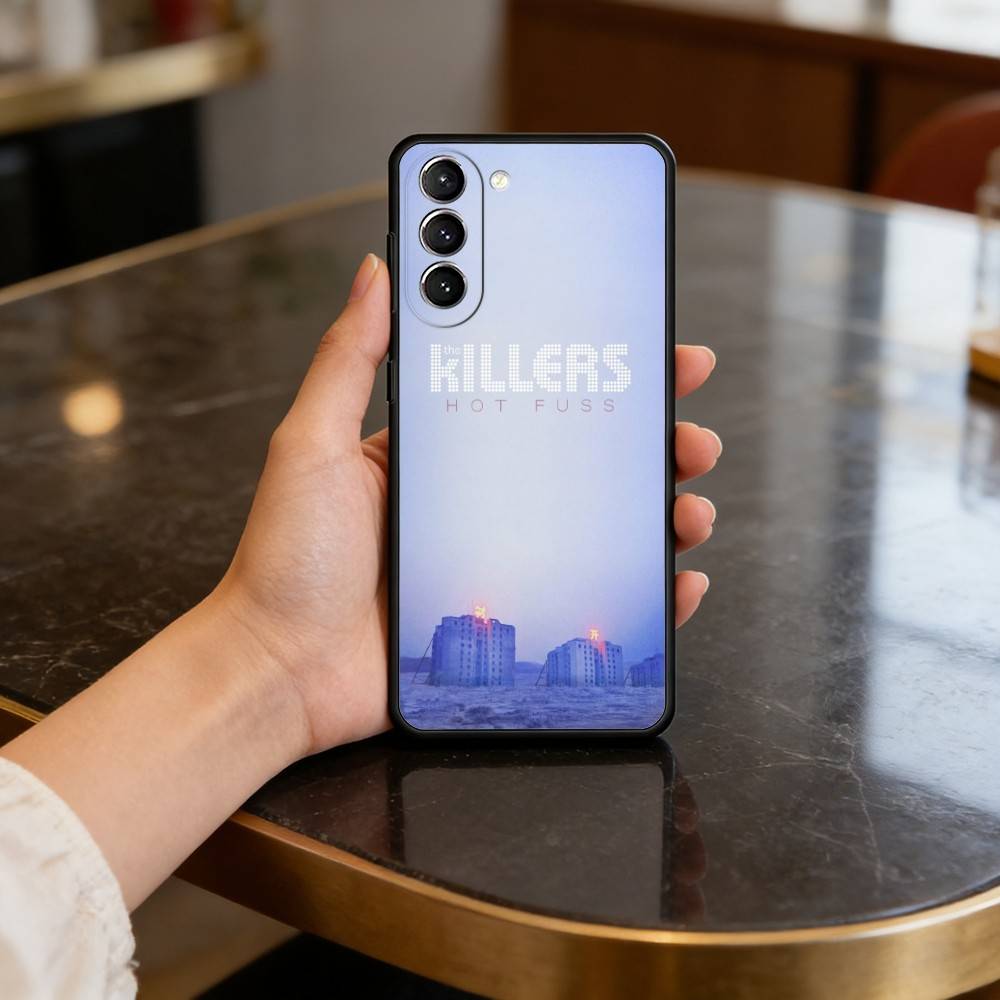 B-Band T-The K-Killers Phone Case For Samsung S25,24,23,22,30,21,10,9,Ultra,Plus,Lite,FE,4,5 G Soft Black Case