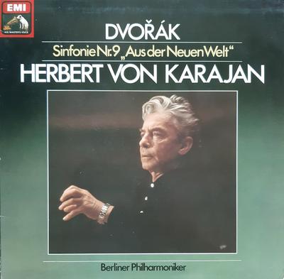LP Record DVOK HERBERT VON KARAJAN BERLIN Symphony No. 9 From the New World F667711 His Masters Vo Germany Classical Used