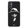 Phone Case - MANIACASE - Samsung Galaxy A54 - Silicone - Black - Monkey D. Luffy