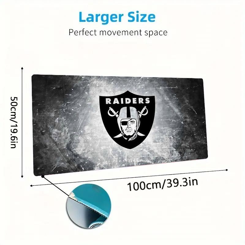 Las Vegas Raiders2 Print Cushion Non-slip Laptop Tablet Big Mousepad XXL Mat Mini PC Playmat With Lock edge
