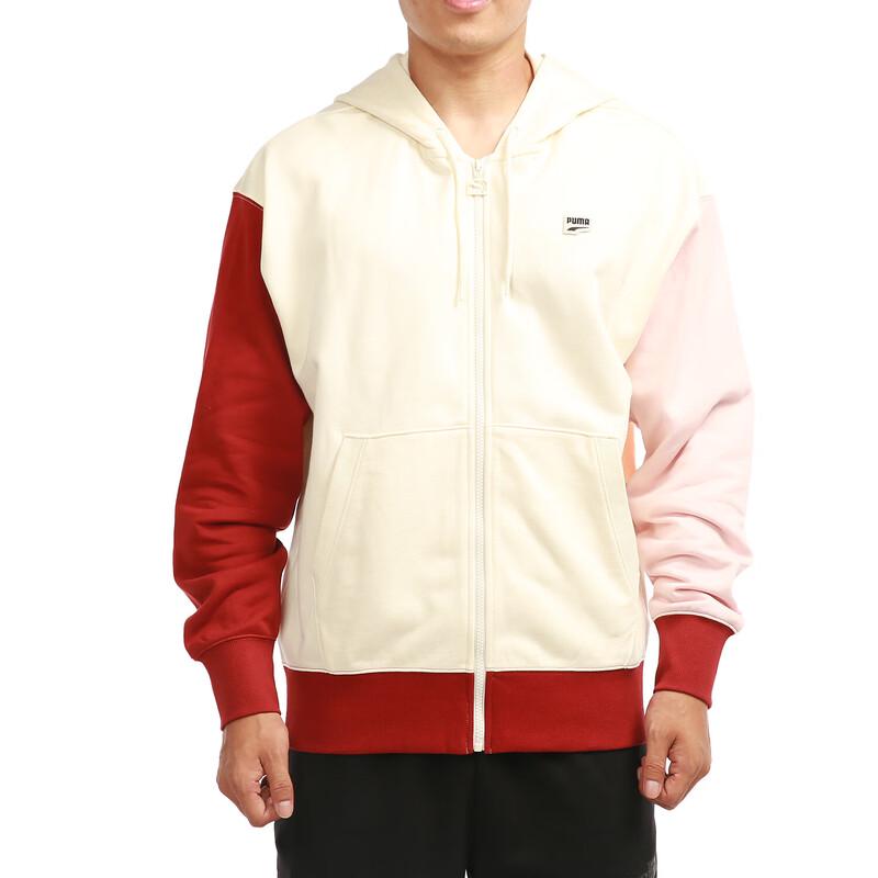 PUMA Colorblock Knit Hooded Jacket