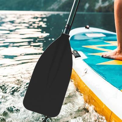 Canoe Paddles Ergonomic Aluminum Canoe Paddle Thick Strong Load Bearing Aluminum Tube Oars Portable Design For Boating Pool Lake