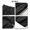 Men's Light Blue 2-in-1 Convertible Cargo Pants Detachable Wide Leg Shorts with Pockets