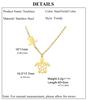 Cazador Stainless Steel Turtle Pendant Necklace for Women Gold Color Animal Choker Jewelry Birthday Gifts Wholesale 2026