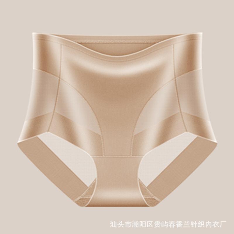 High Waist Mesh Breathable Tummy Control Seamless Women Shapewear Briefs