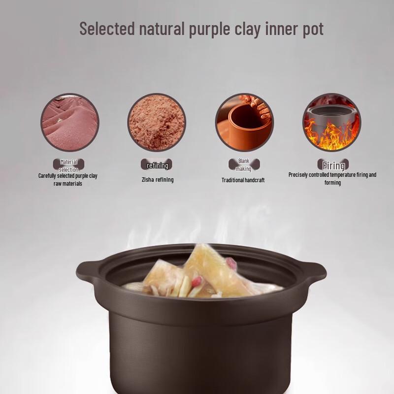 Supor Ceramic Electric Stew Pot CN Plug (adapter Included)