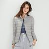 Women's Plus Size Lightweight Hooded Down Jacket - 90% Thin White Duck Down, Autumn/Winter Fashionable Outerwear