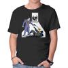 Unisex Crew Neck T-Shirt Reservoir Bats Graphic Short Sleeve Casual Tee