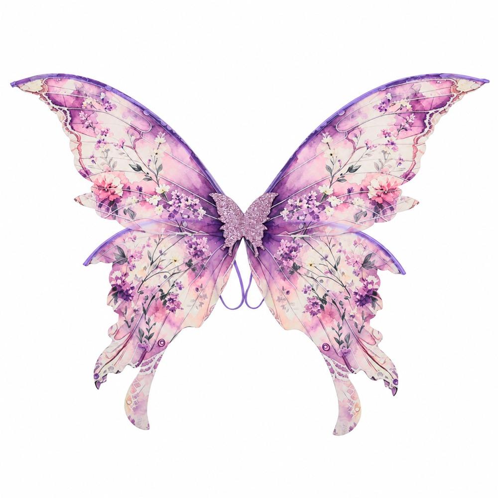 Ailes de Fée Princesse Scintillantes Robe Légère Ailes de Déguisement Cadeaux Aile de Cosplay Elfe Déguisement