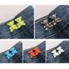 Cute Bear Button for Jeans Bear Clip for Pants Jean Buttons Pins for Loose Jeans No Sew and Adjustable Waist Buckles