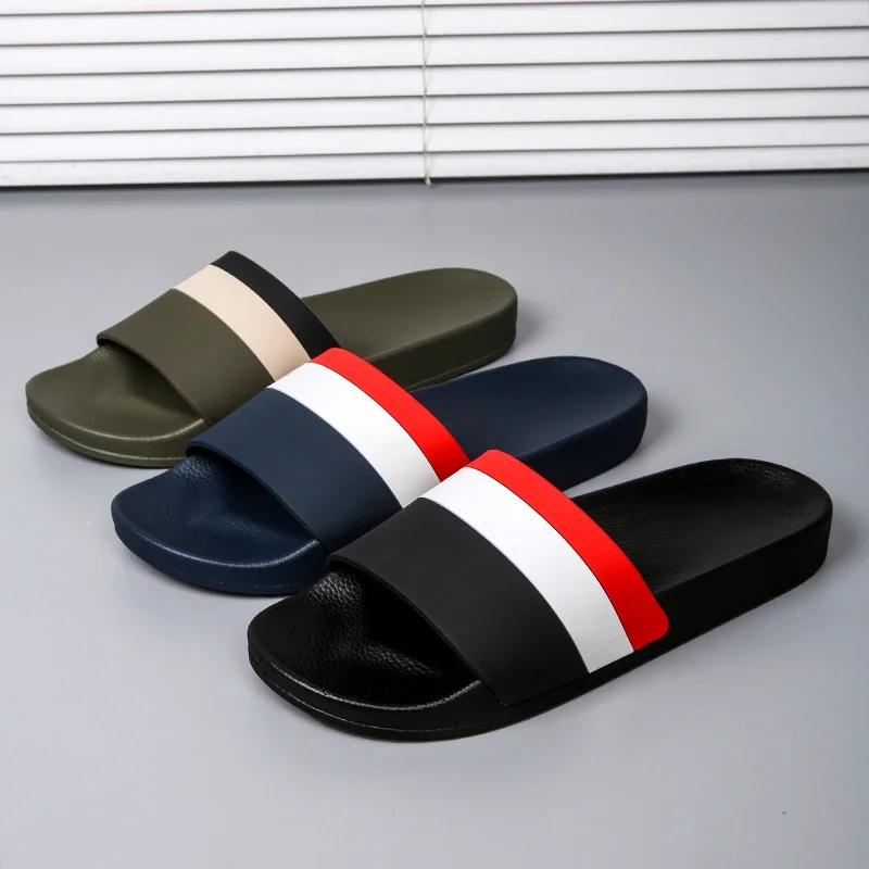 Mens Shoes 36-46 Simple Comfortable Slippers Outdoor Sandals Summer Specials Beach Non Slip Bathroom Men Casual Shoes