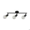 Plafonnier LED - BRAYTRON - BV04-00032 - Métal noir - 3xE27 - 23W - IP20