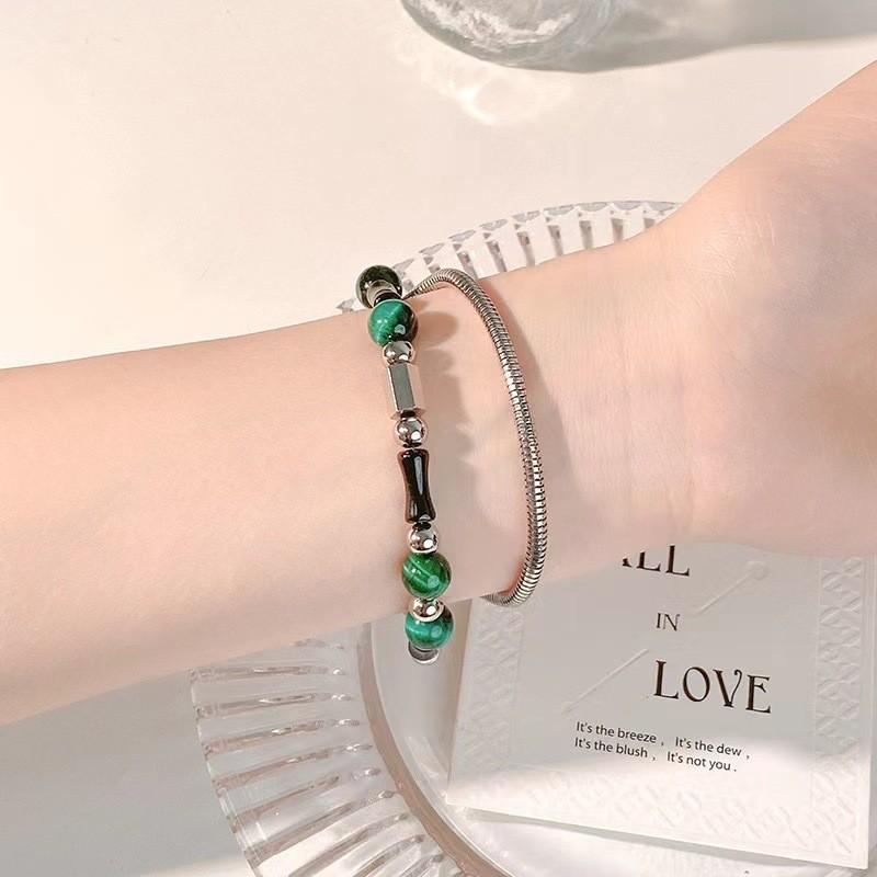 Titanium Bracelet Steel For Women Summer 2024 Unique Double Design Layer
