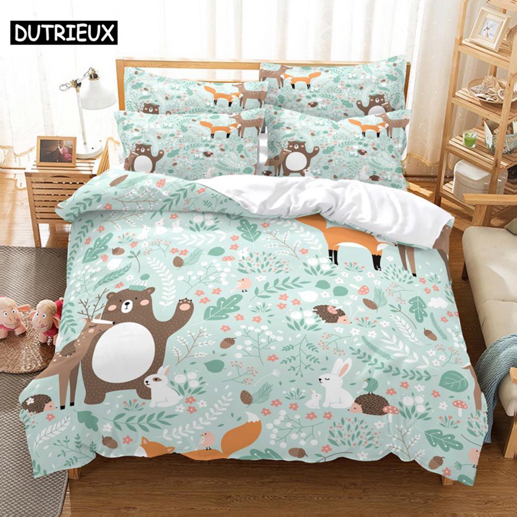 Cartoon Children  Bedding Set Duvet Cover Set 3d Bedding Digital Printing Bed Linen Queen Size Bedding Set Fashion Design