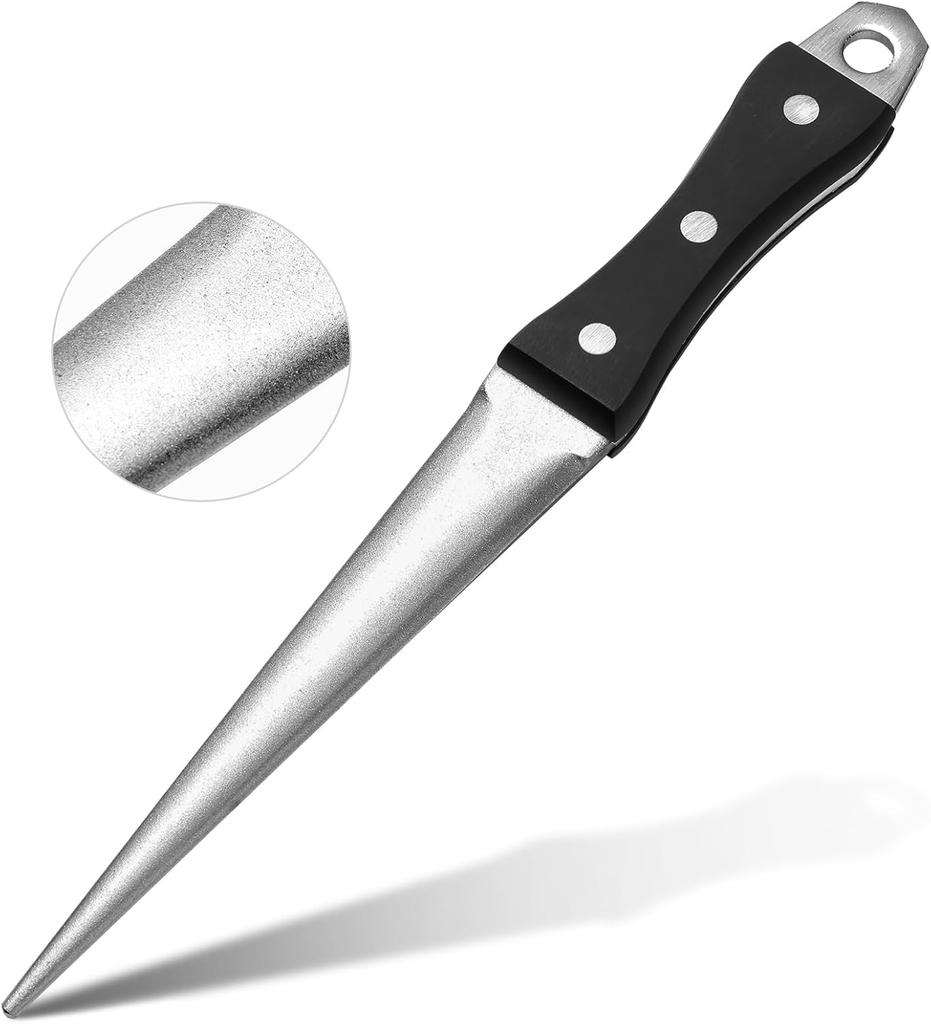 Knife Sharpener Diamond Taper File Sharpener Knife Sharpening Curved Surface for Knife Scissors Honing Bar Kitchen Grinding Tool