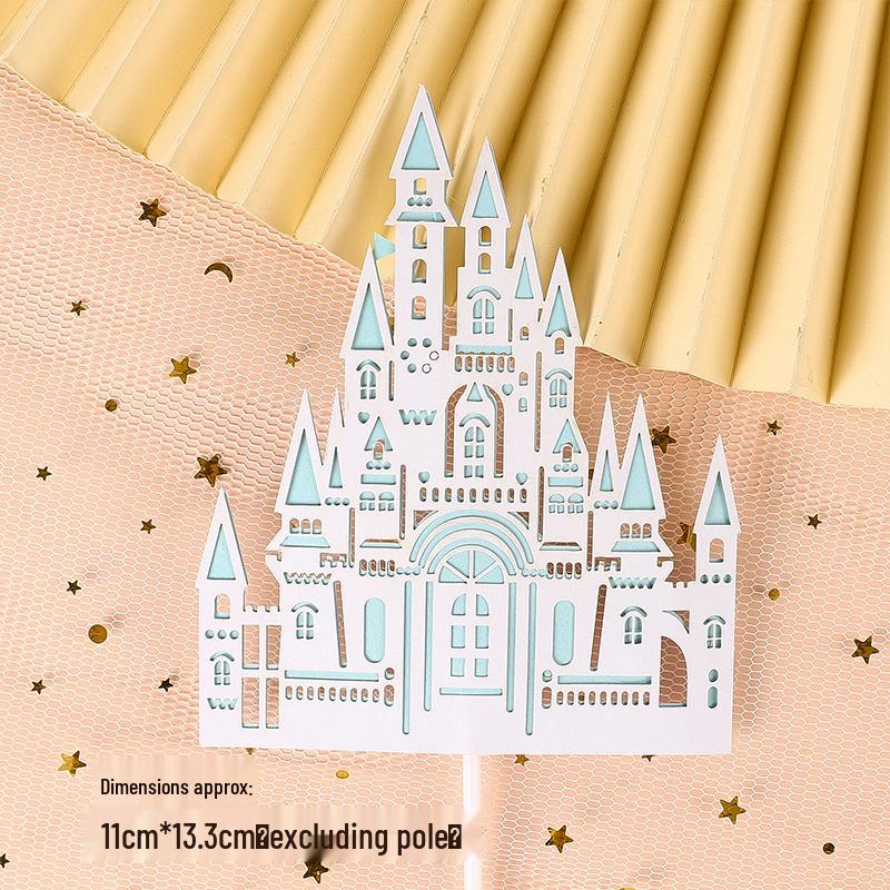 Pink & Gold Royal Birthday Cake Topper Set