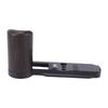 L Bracket Handgrip Fit for   X 100VI Camera Aluminum L Shape Quick Release Plate with Wood Grip 1Celsius4 Inch Screw Hole