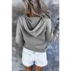 Women S Long Sleeve Loose Casual Hooded Sweatshirt With Drawstring Pockets