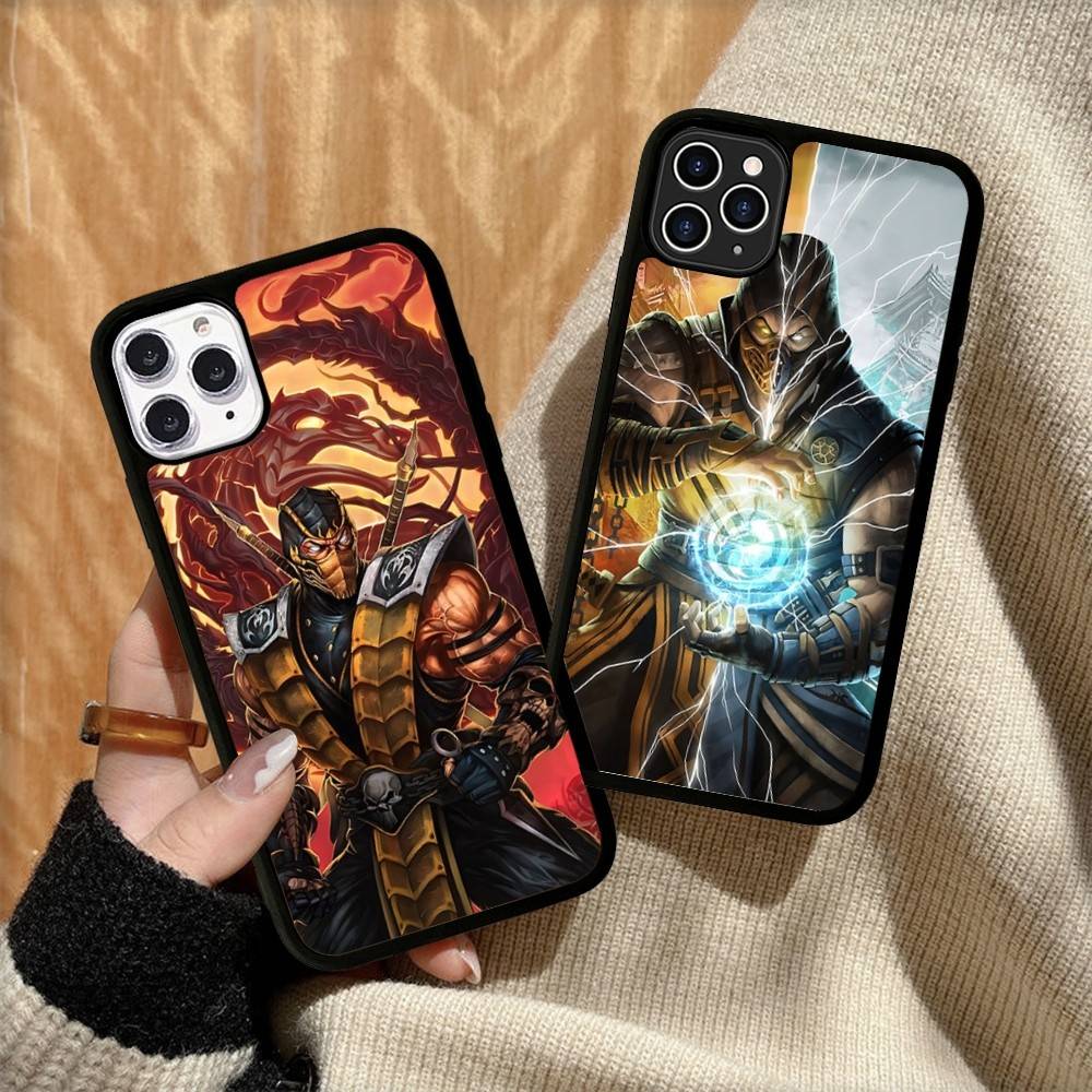 Classic Vintage M-Mortal K-Kombat For Iphone 17 Air 16 15 14 13 12 11 Pro Max TPU+PC Plus Shockproof Back Phone Cover